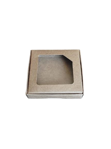CAJA KRAFT 10X10X2,5 AUTOARMABLE 50 UNIDADES