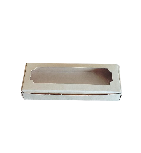 CAJA KRAFT N°3 CON VENTANA AUTOARMABLE 50 UNIDADES